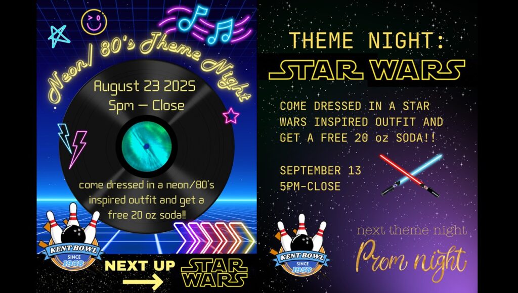 Theme Night, Theme Nights, Neon 80s, Star Wars