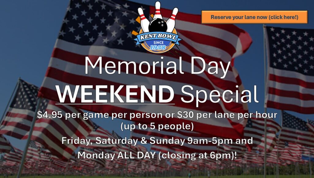 Memorial Day WEEKEND Special!!